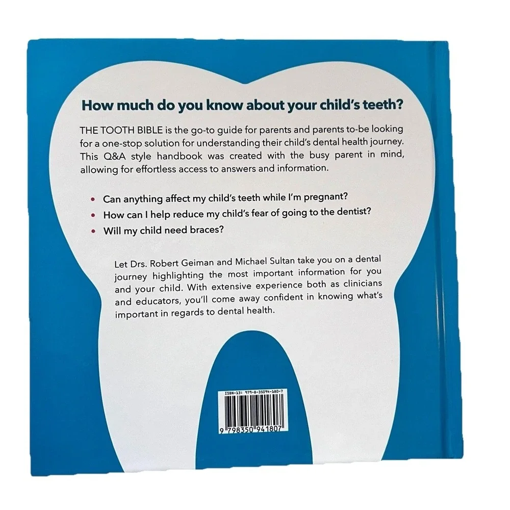 Tooth Bible Smile Book Brush Teeth Hardcover Geiman Sultan Kid Dental Health